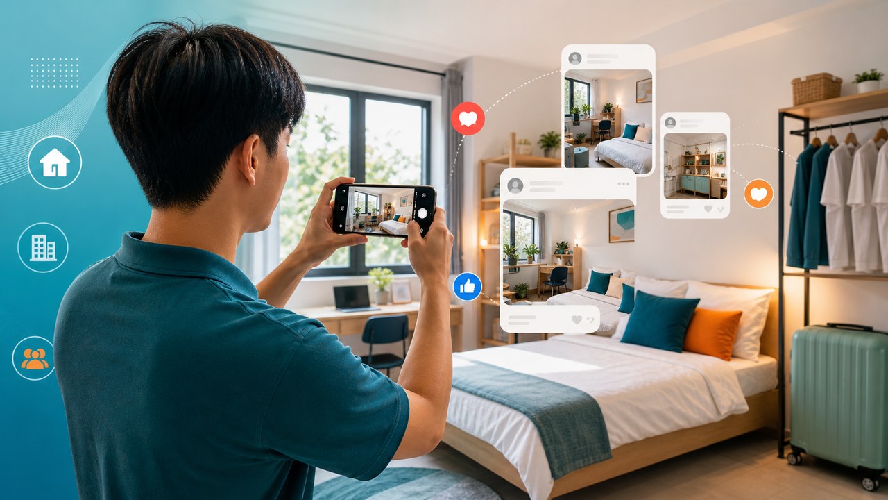 Xây dựng thương hiệu mini cho chuỗi phòng thuê